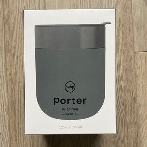 W&P Porter To-Go Mug in Gray BNIB